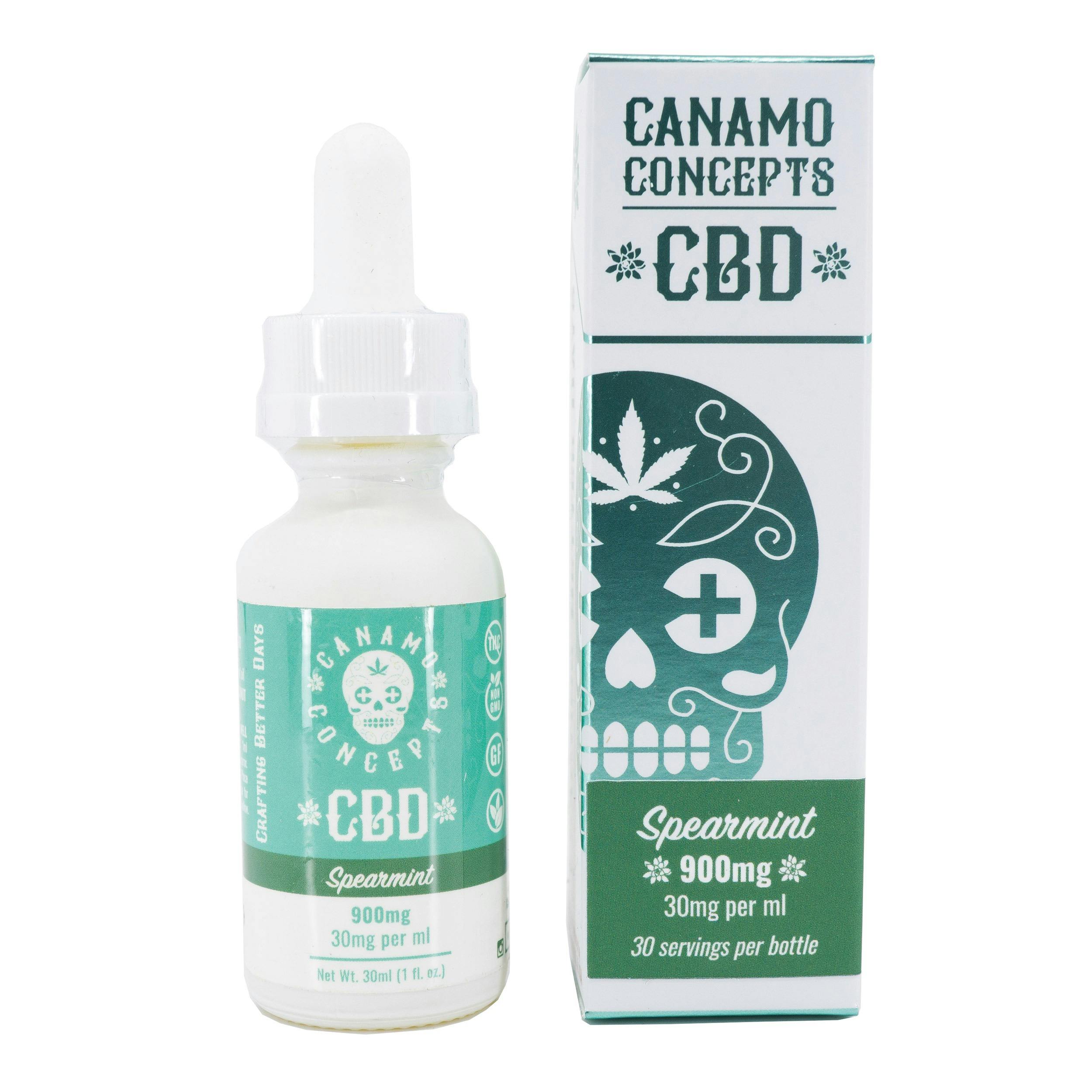 Canamo CBD Tincture 900mg - Spearmint